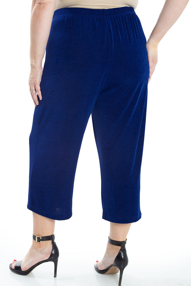 Vikki Vi Classic Royal Blue Crop Pant