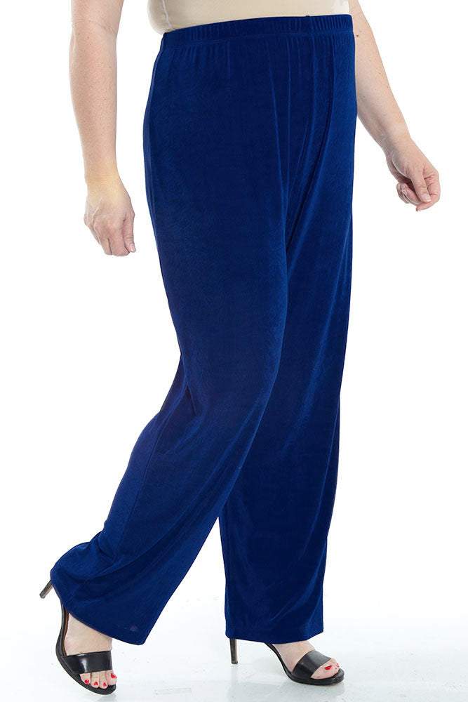 Vikki Vi Classic Royal Blue Pull on Pant