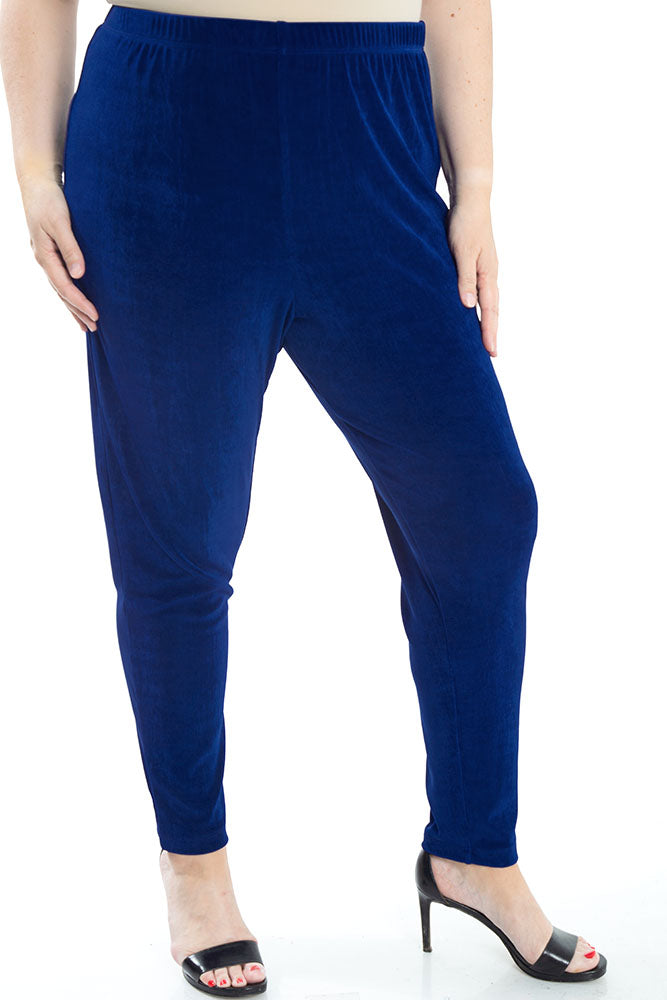 Vikki Vi Classic Royal Blue Slim Leg Pant