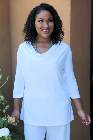 white jersey plus size clothing