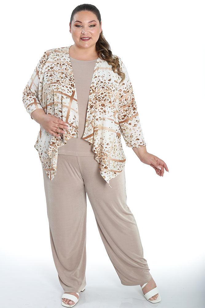 Vikki Vi Ivory Lights Swing Cardigan