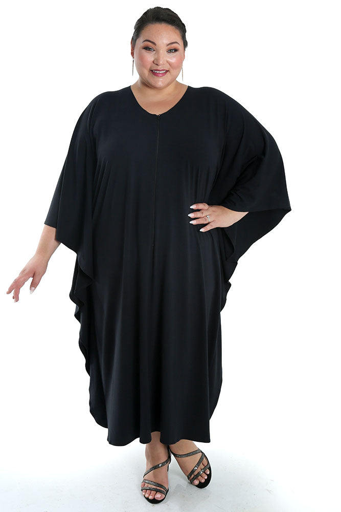 Vikki Vi Ralmtex Black Sleep Kaftan