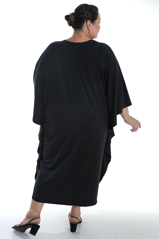 Vikki Vi Ralmtex Black Sleep Kaftan