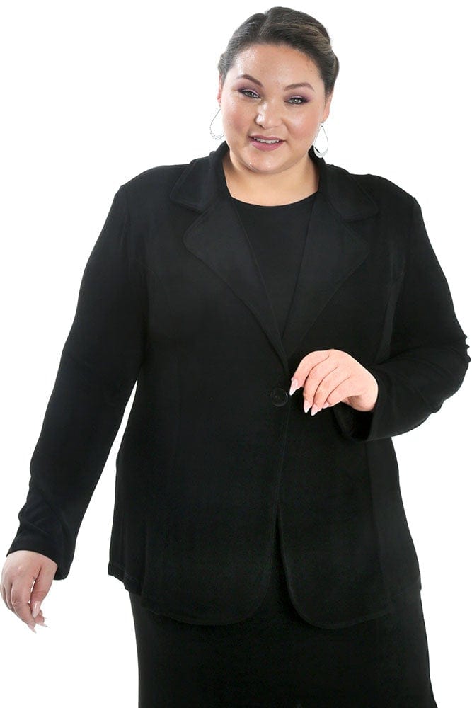 Vikki Vi Classic Black Blazer