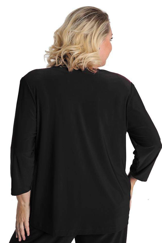 Vikki Vi Jersey Black Cardigan