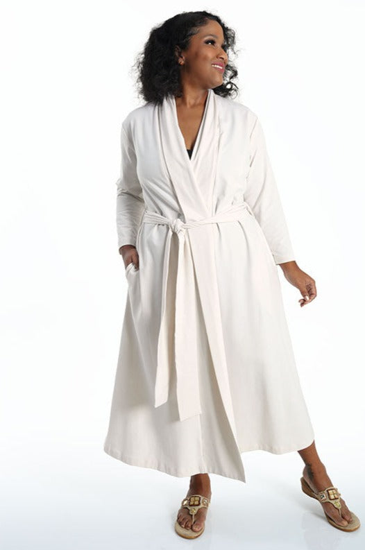 Vikki Vi Ralmtex Parchment Spa Robe