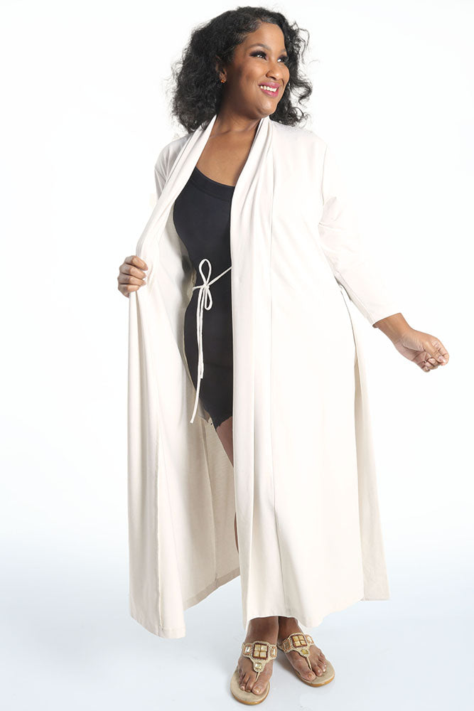 Vikki Vi Ralmtex Parchment Spa Robe