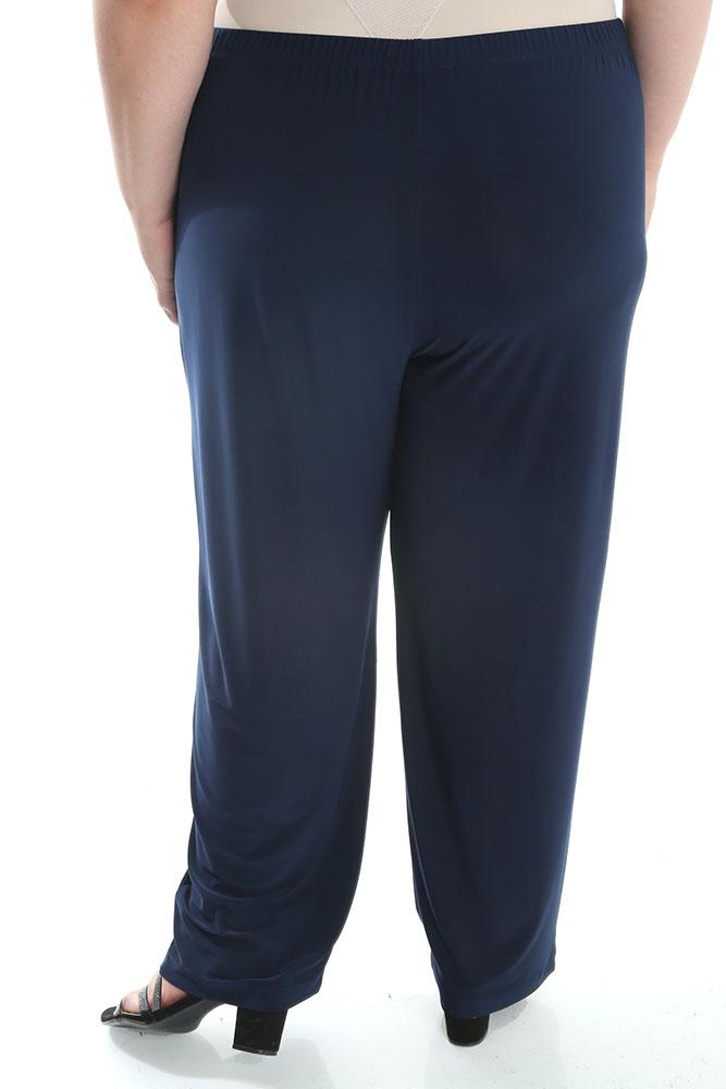 Vikki Vi Jersey Navy Petite Pull-On Pant