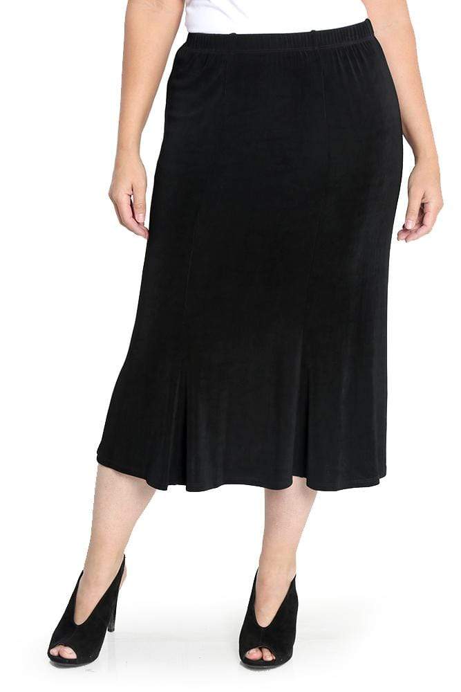 Vikki Vi Classic Black Trumpet Skirt