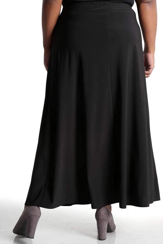 Vikki Vi Jersey Black Maxi Skirt