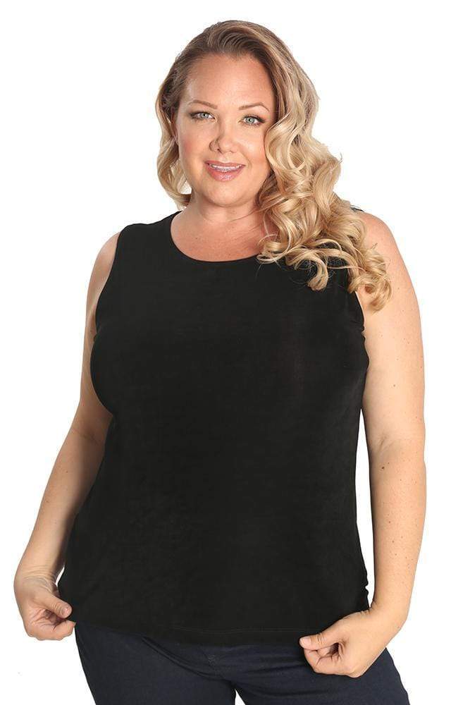 Vikki Vi Classic Black Tank