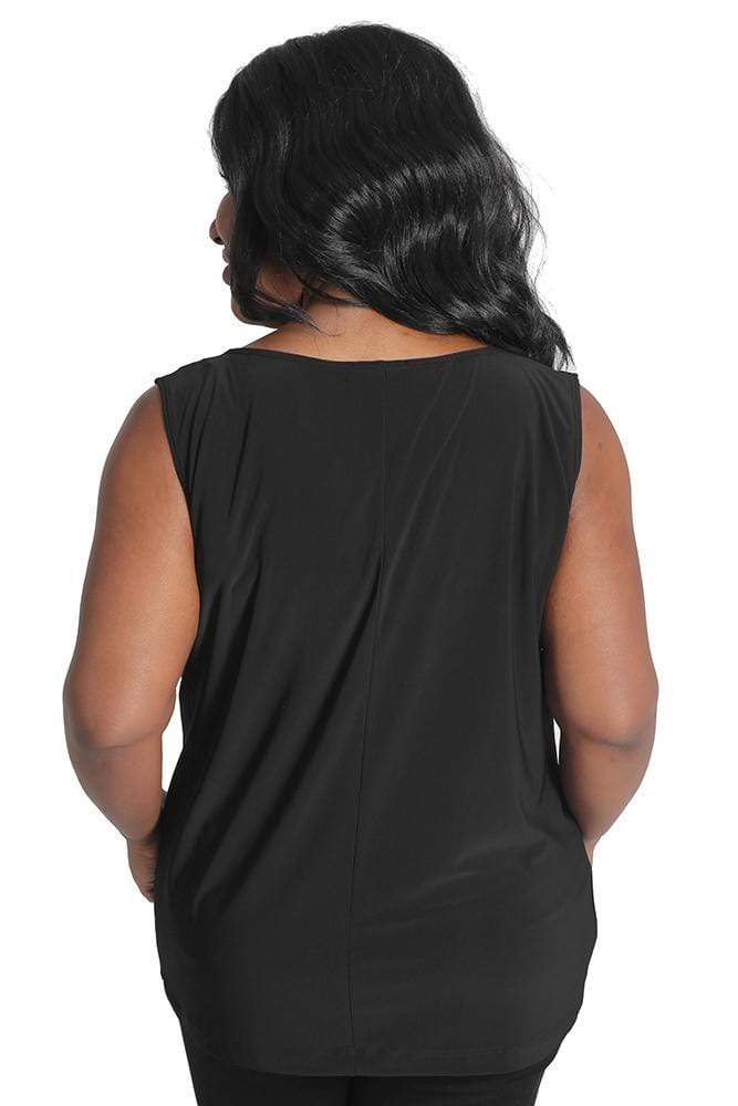 Vikki Vi Jersey Black Tank