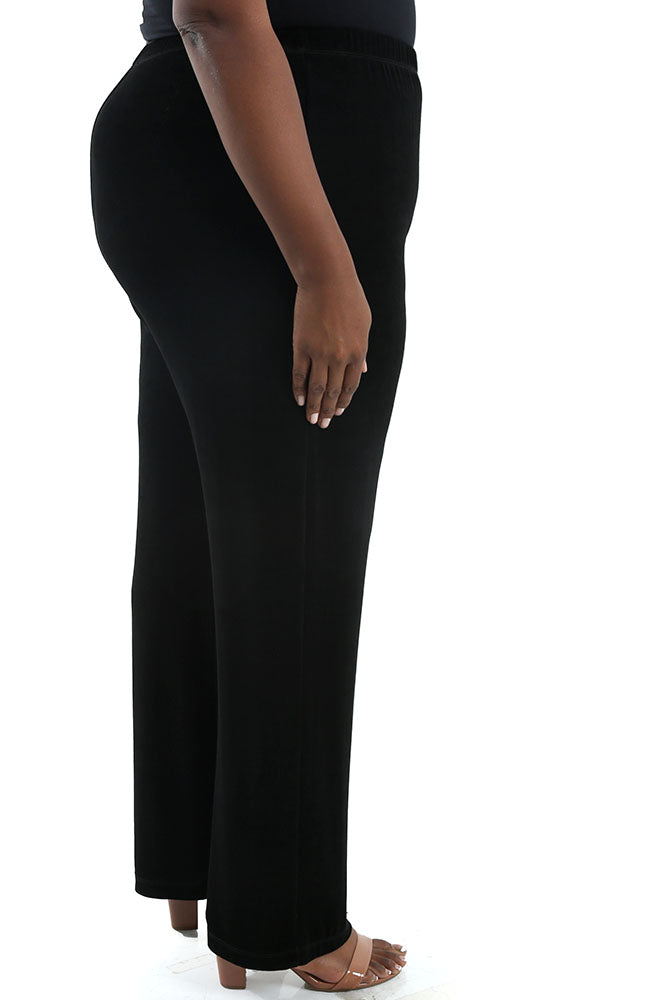 Vikki Vi Classic Black Tall Pull-On Pant