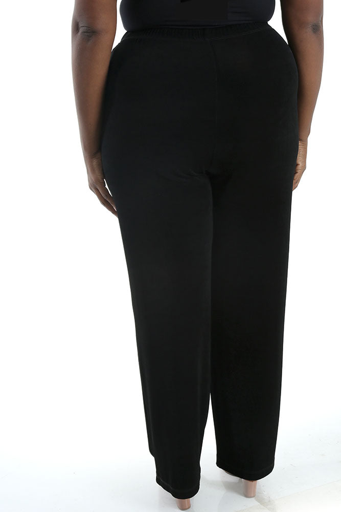 Vikki Vi Classic Black Tall Pull-On Pant