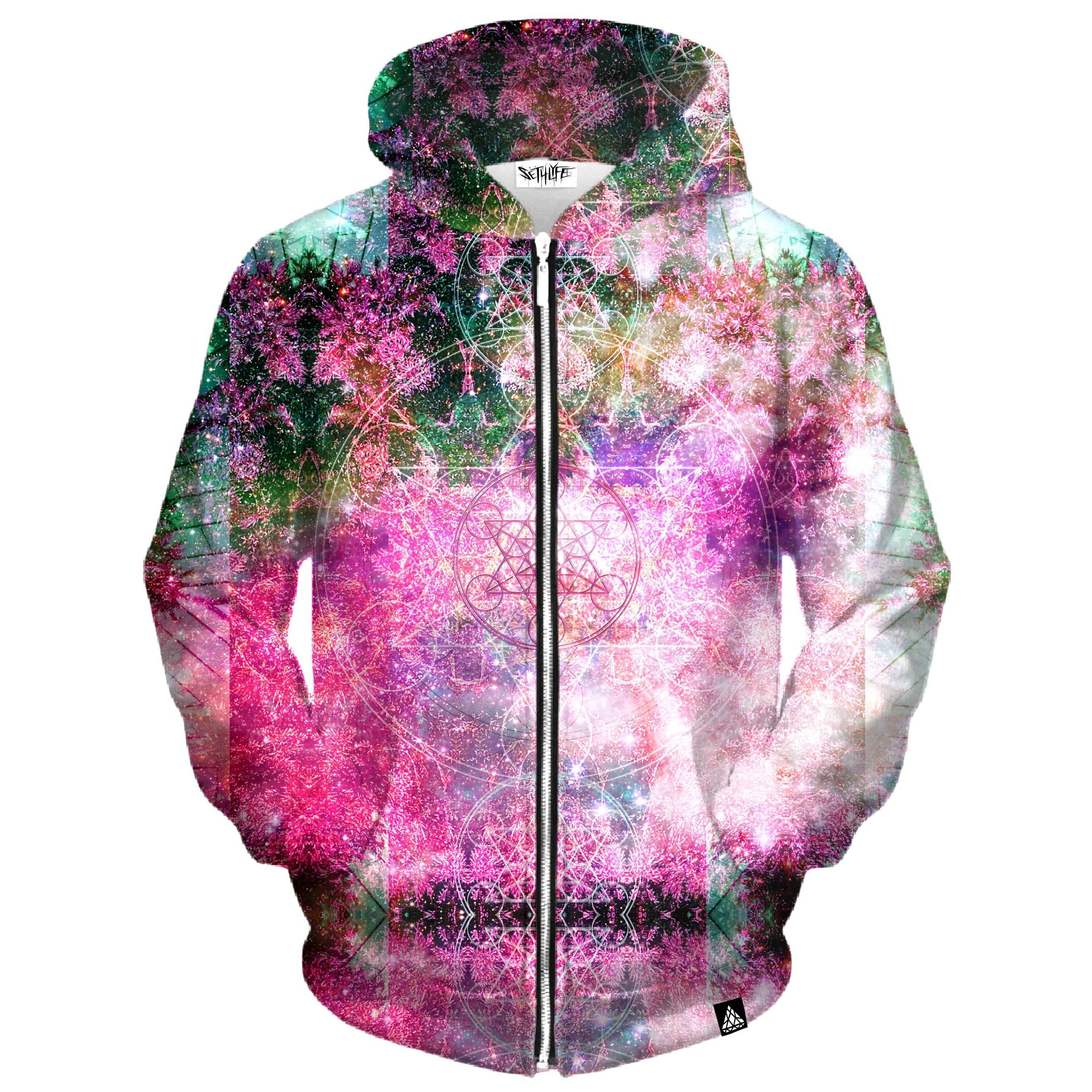 galaxy hoodie zipper