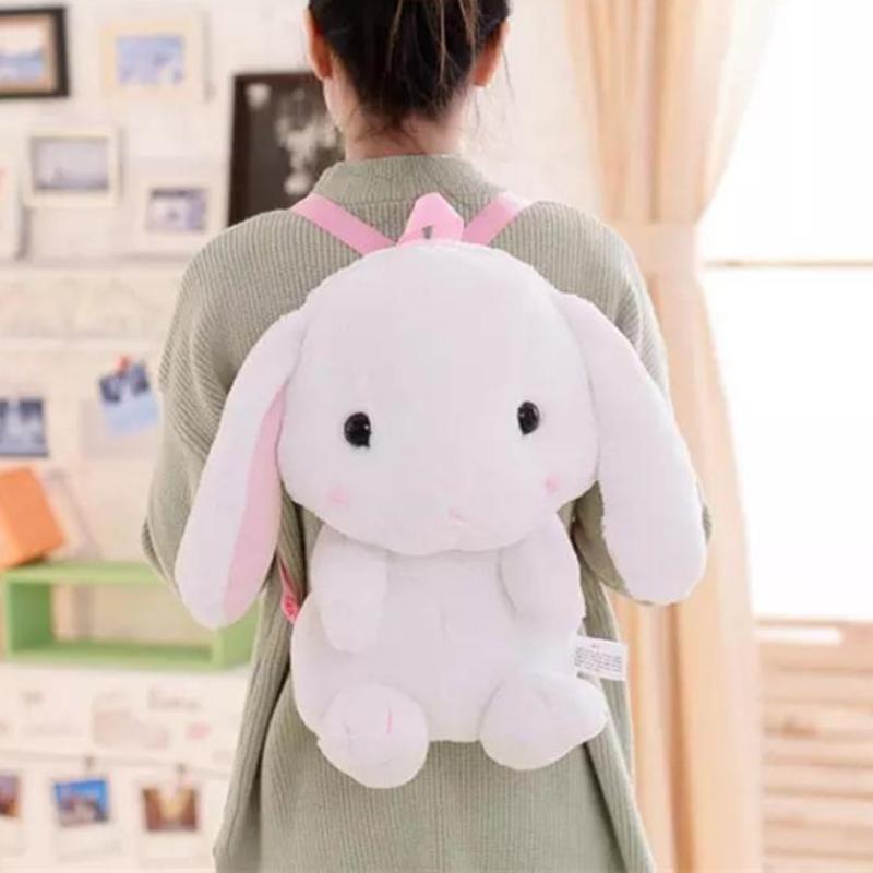 stuffed bunny backpack