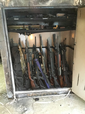 gun safe survived house fire