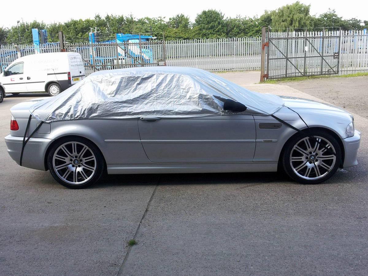 Half cover fits Peugeot 2306 CC Cabriolet 2000-2007 Compact car cover en  route or on the campsite