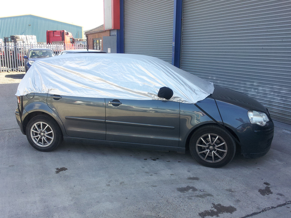 Car-Cover anti-freeze with mirror pockets for VW Polo bis 2001