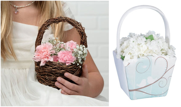 unique flower girl baskets ideas