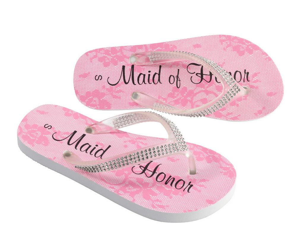 george bridesmaid flip flops