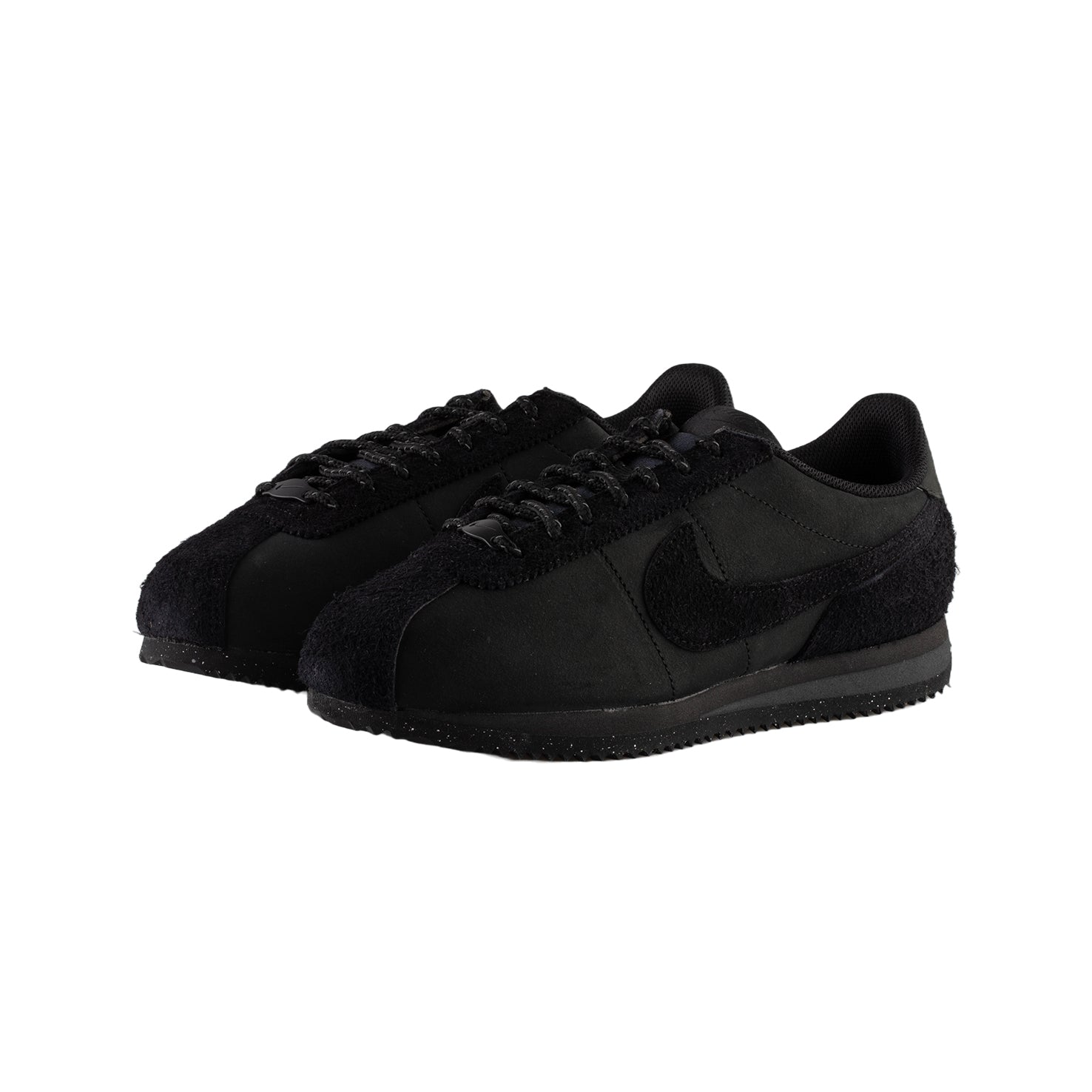 Nike - W Cortez PRM (Black/Black-Black) – amongst few