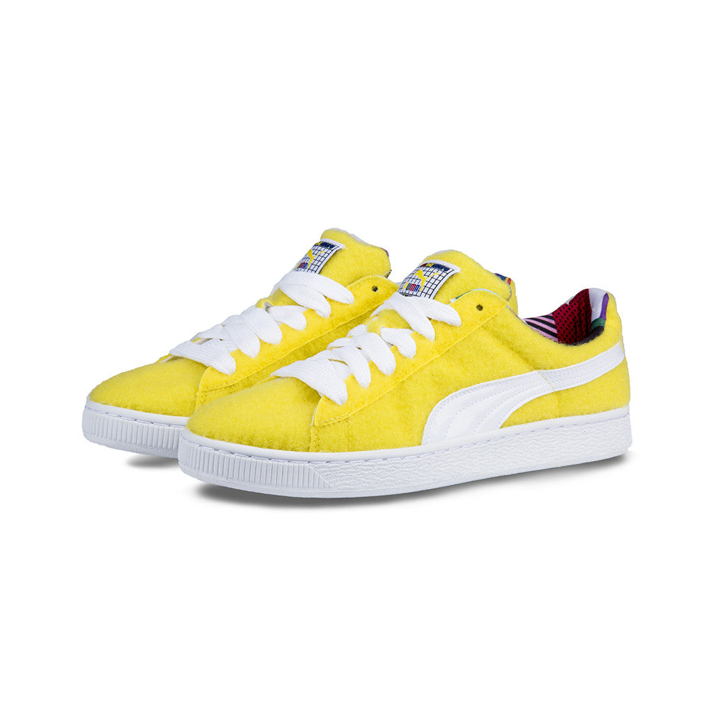 puma basket yellow