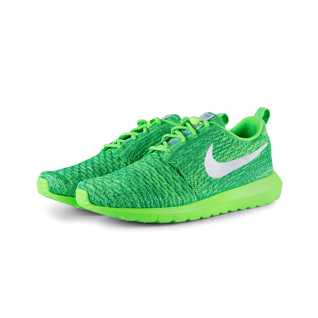 nike roshe flyknit green