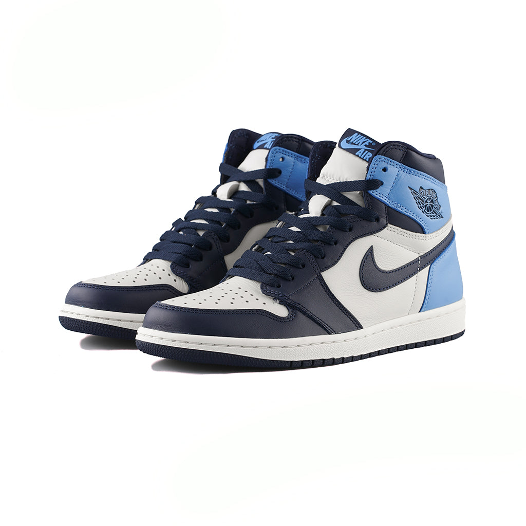 Air 1 High (Sail/Obsidian-University Blue) – few