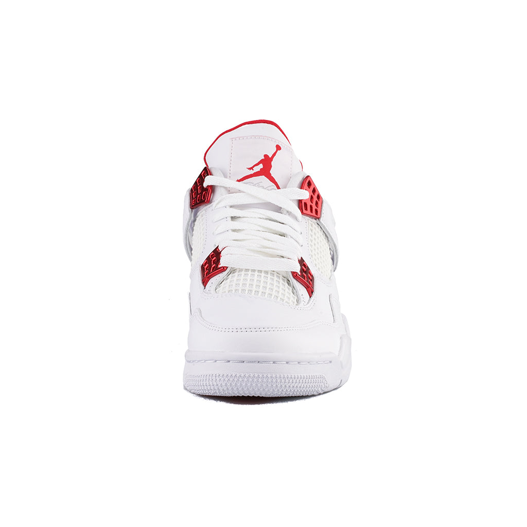 air jordan 4 retro white university red