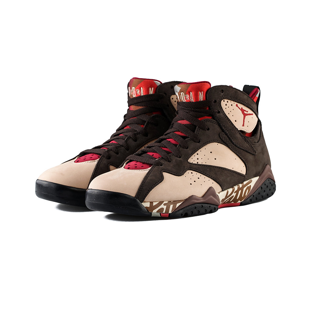 Air Jordan 7 Retro 'Patta' (Shimmer/Tough Red-Velvet Brown) – amongst few