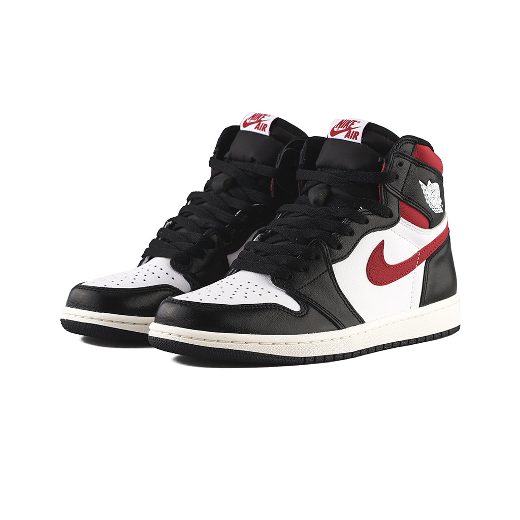 air jordan black white sail gym red