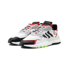 nite jogger white red