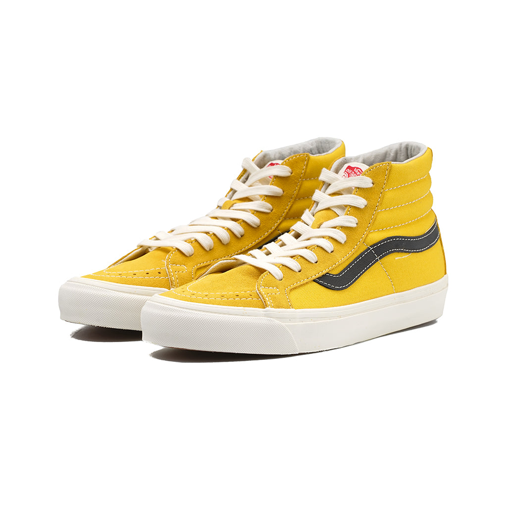 gold yellow vans