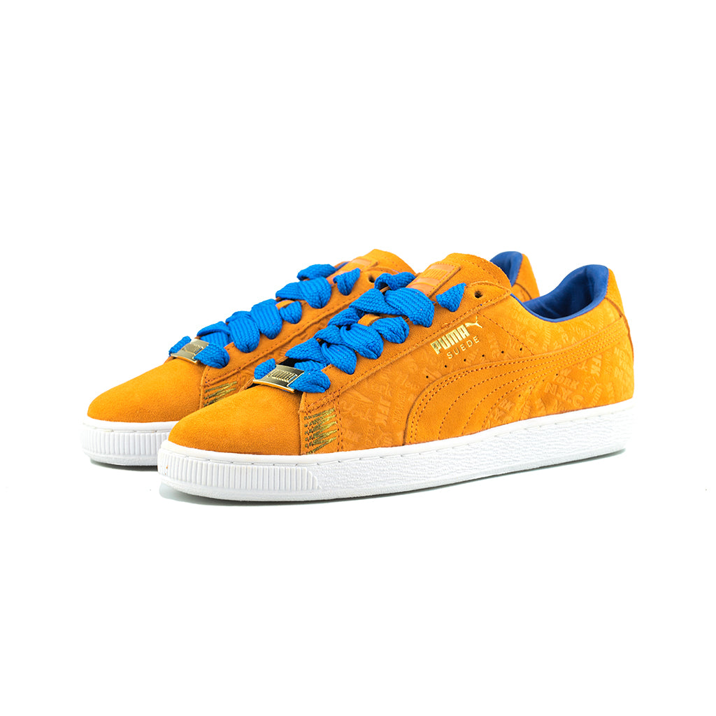 puma suede blue and orange