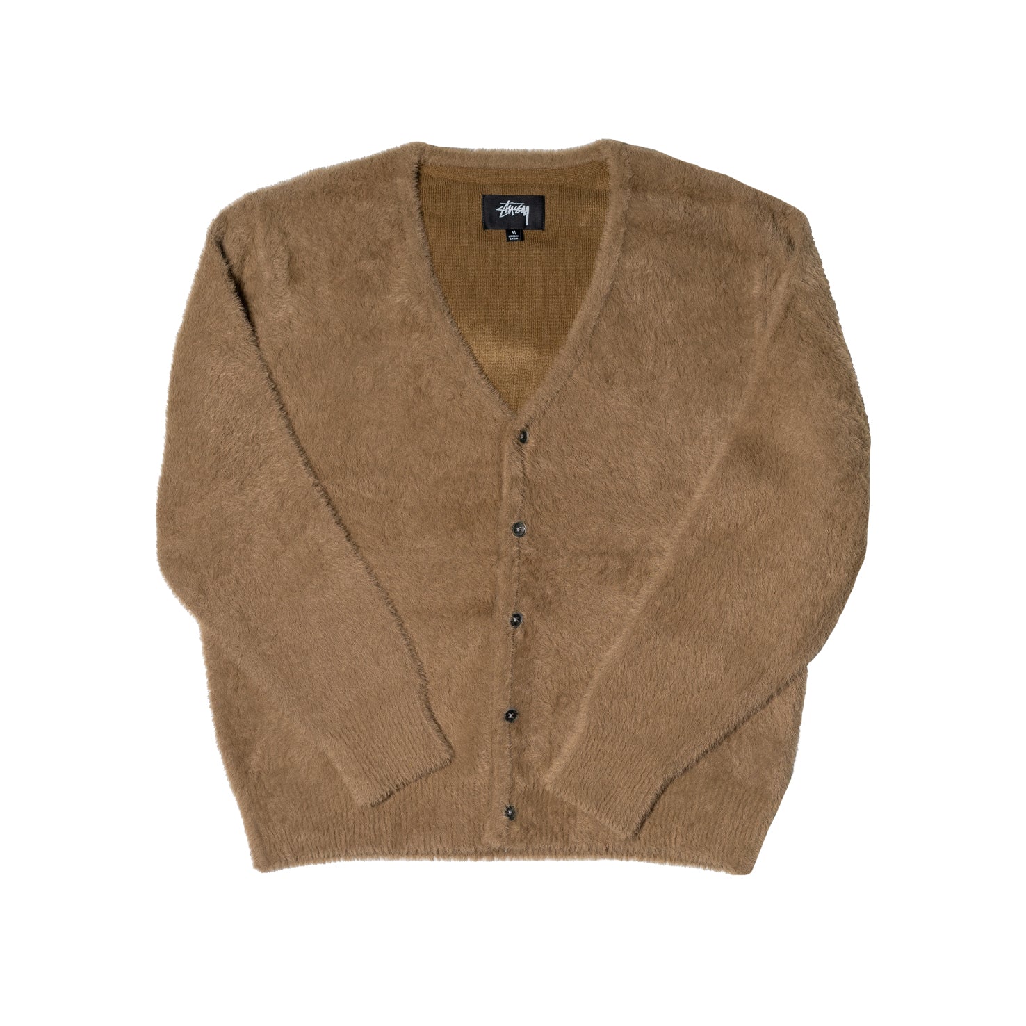 Stussy - Shaggy Cardigan (Taupe) – amongst few