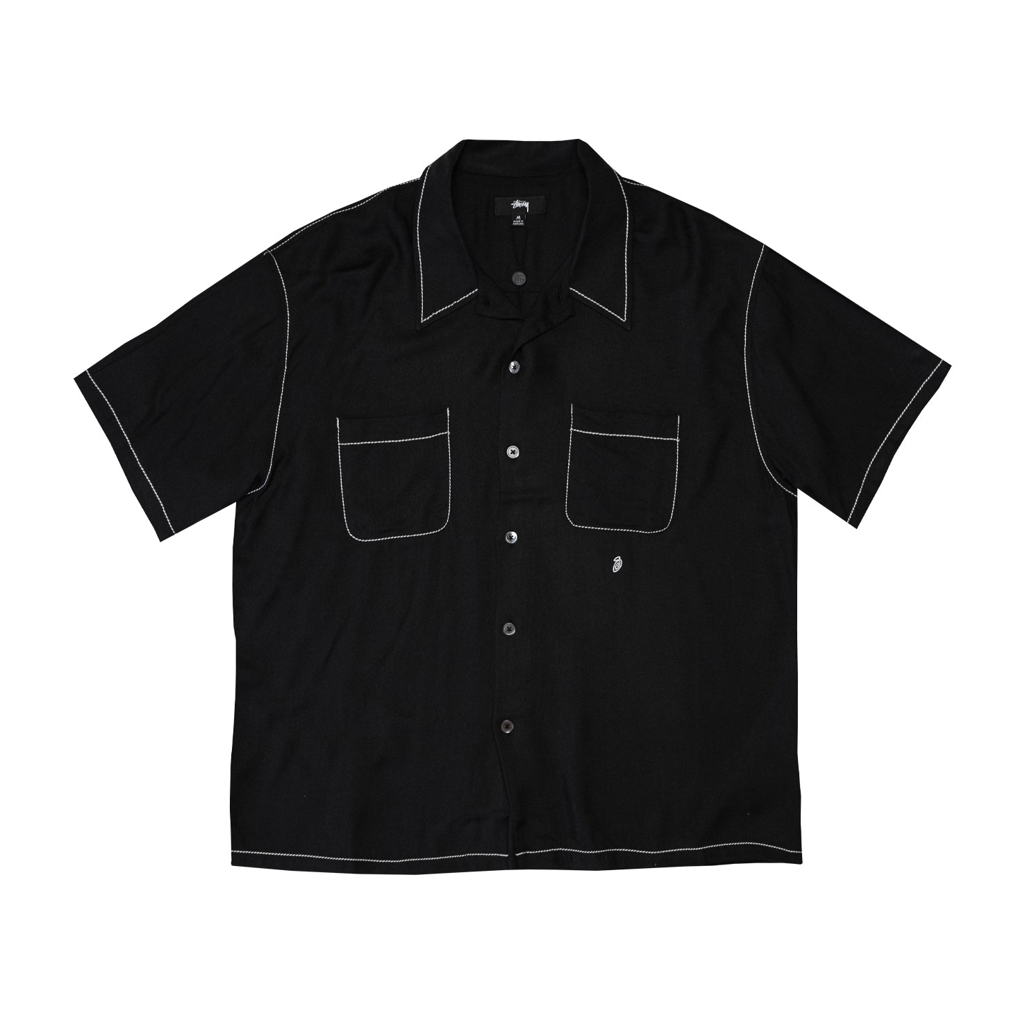 Stussy - Contrast Pick Stitched Shirt (Black)