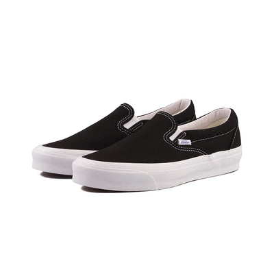 Vans - OG Slip-On 59 LX Canvas (Black/Logo Checkerboard) – amongst few