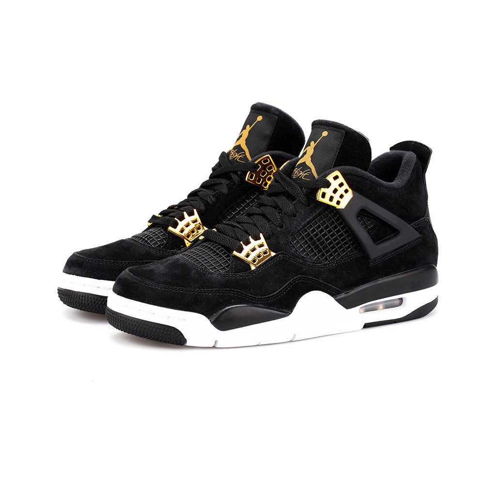 Air Jordan 4 Retro Royalty Blackmetallic Gold White Amongst Few