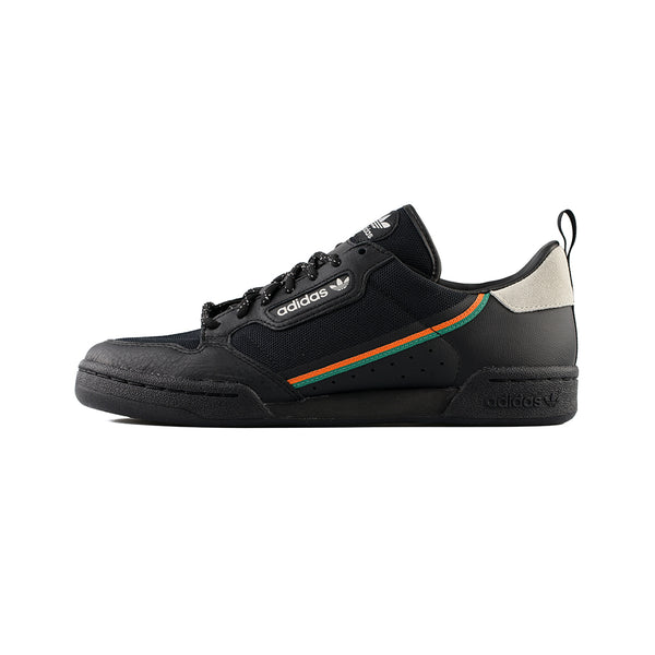 adidas Originals - Continental 80 (Core Black/Orange/Sesame) – amongst few