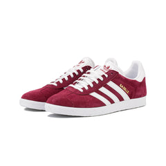 adidas gazelle burgundy and gold