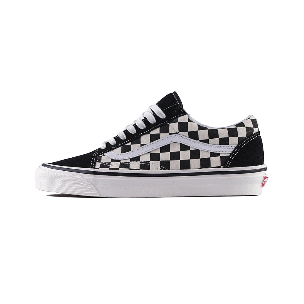 vans anaheim old skool checkerboard women's