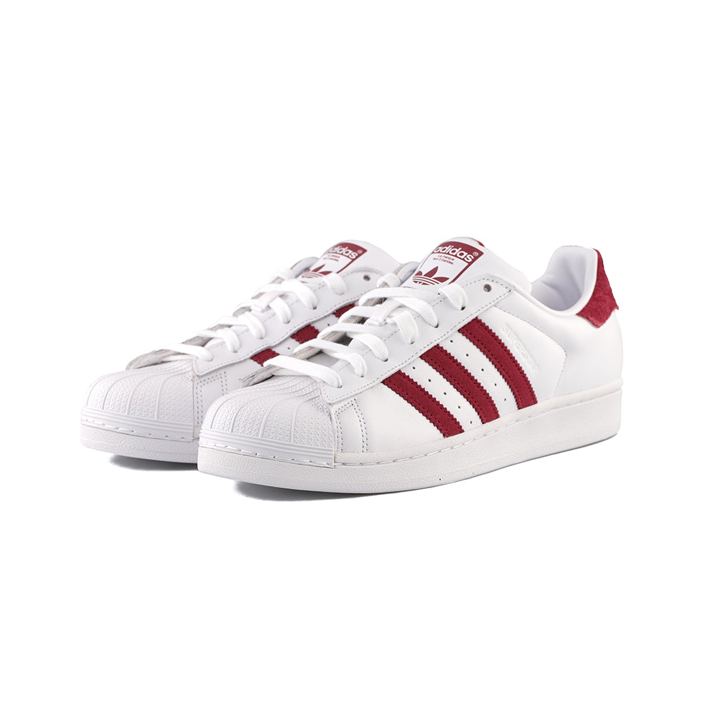 adidas superstar burgundy