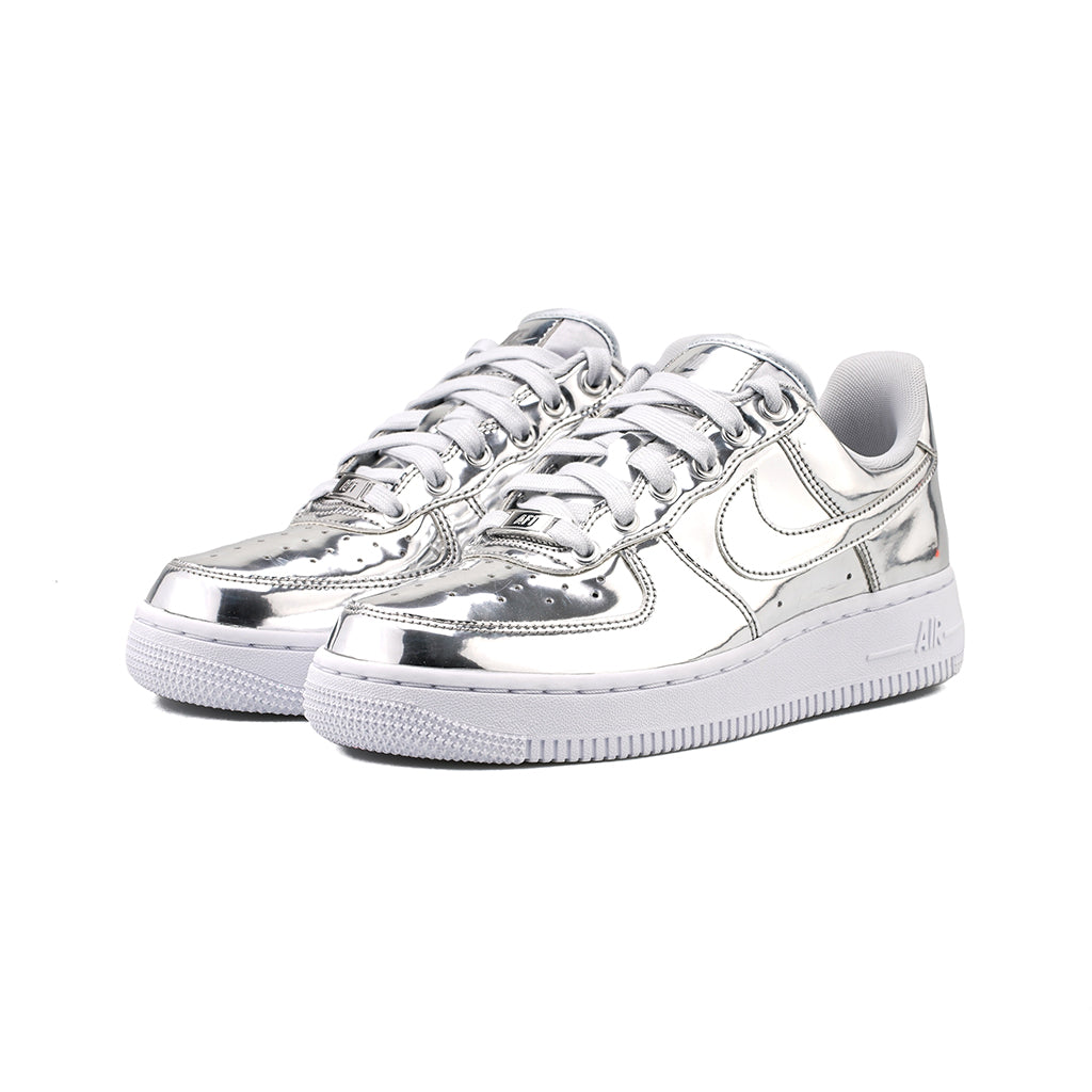 nike silver white