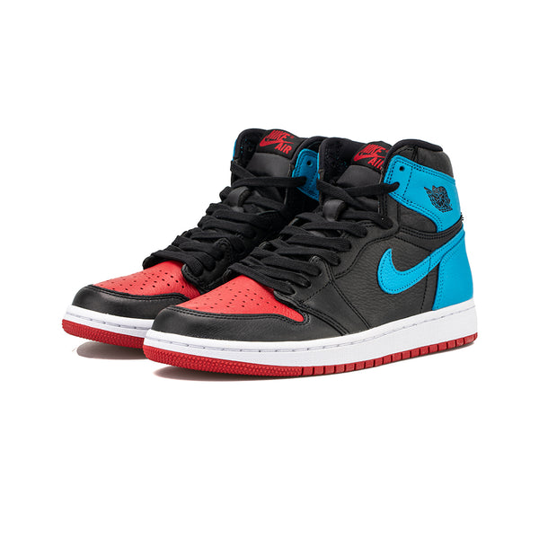 WMNS Air Jordan 1 High OG (Black/DK Powder Blue-Gym Red) – amongst few