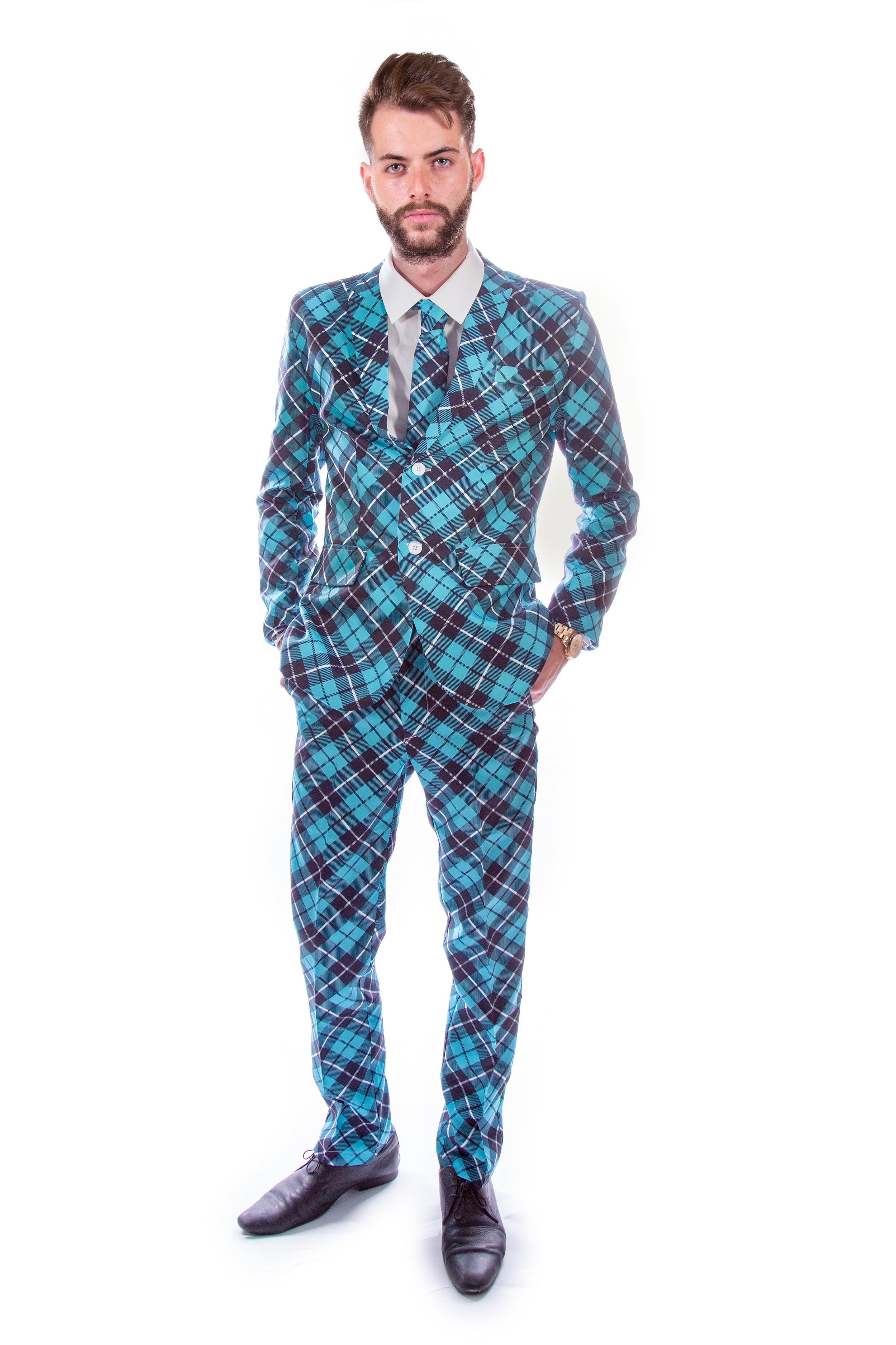 Blue Tartan Scottish Stag Suit – Stag Suits