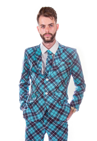 Blue Tartan Scottish Stag Suit – Stag Suits