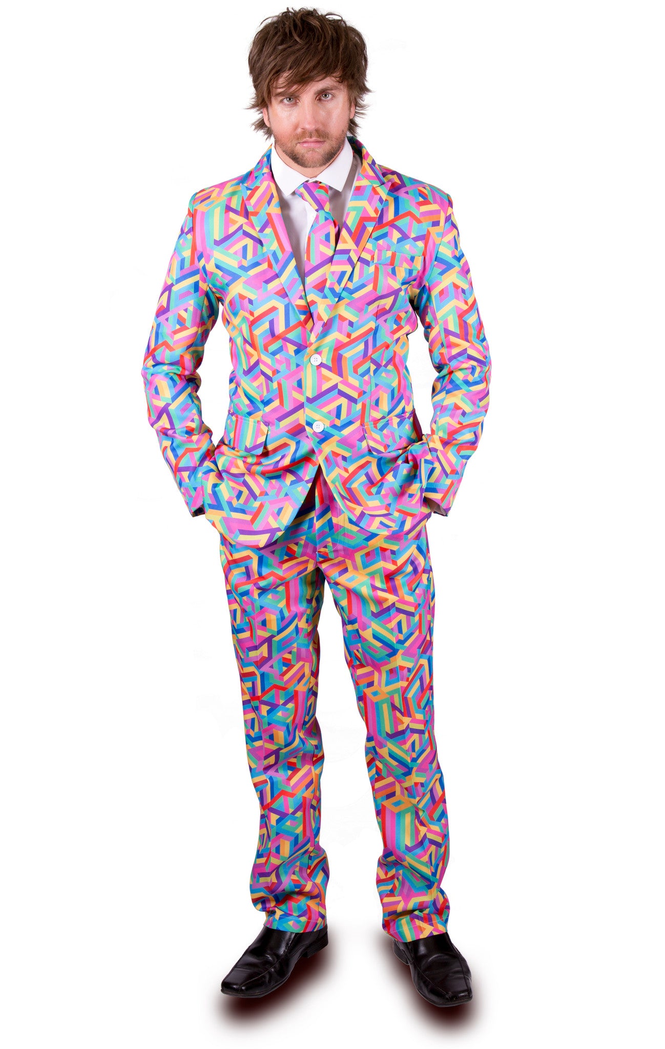 Funky Geometric Stag Suit – Stag Suits