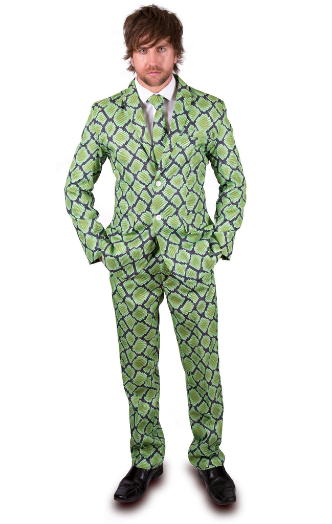 Green Snake Skin Stag Suit – Stag Suits