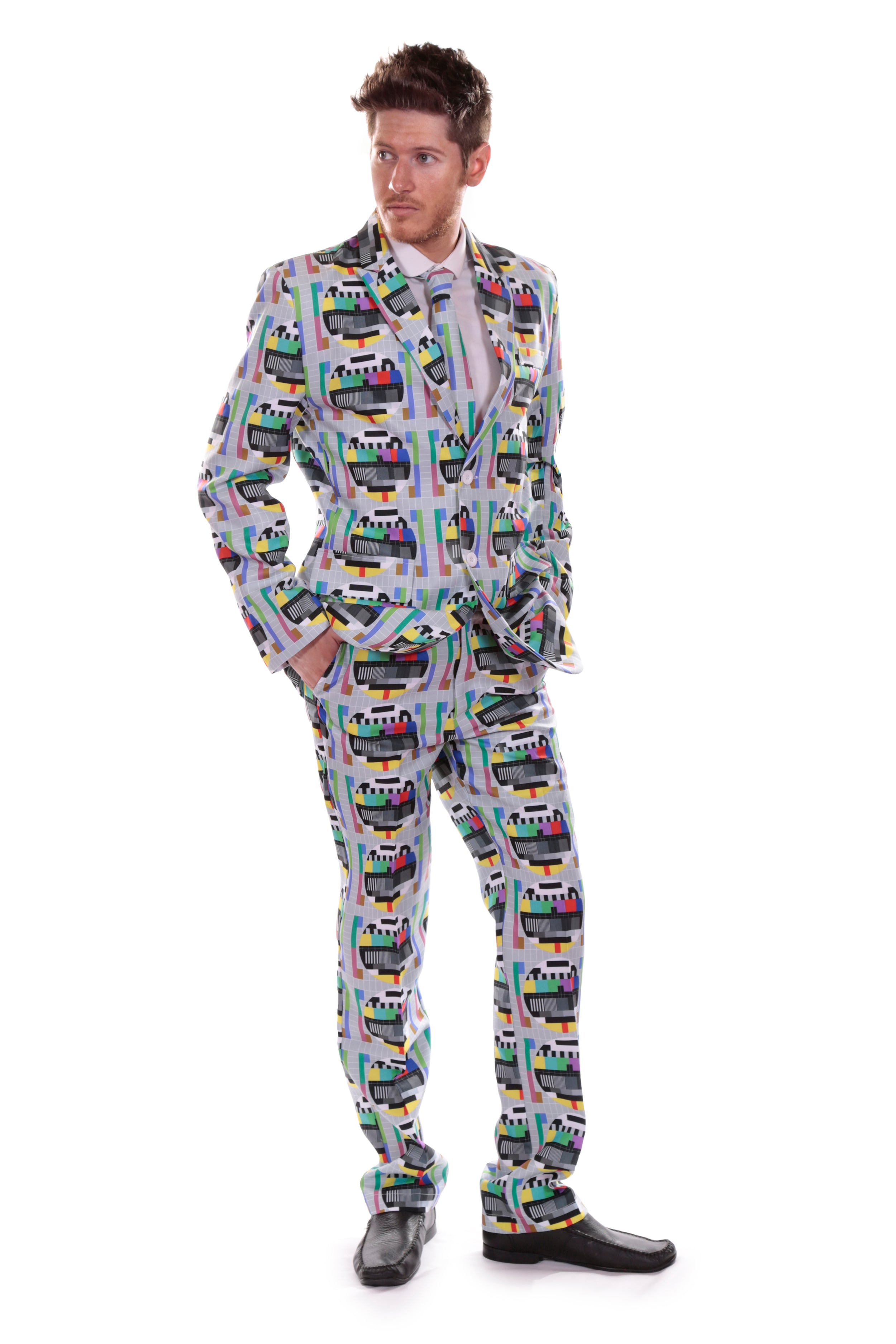 TV Retro Test Card Screen Stag Suit – Stag Suits